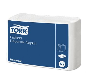 Tork Fastfold Napkins white 1-ply