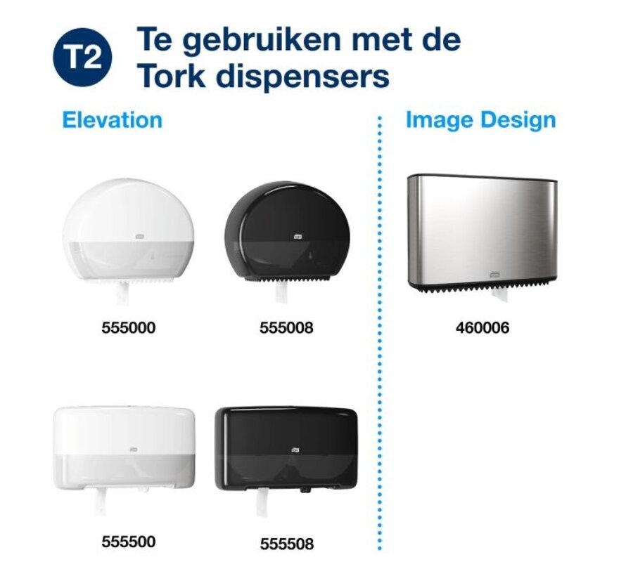 Premium Mini Jumbo Toilet Paper T2 - 110255