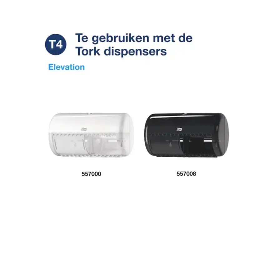 Toiletpapier T4 Premium 4-laags 150 vel wit - 110406
