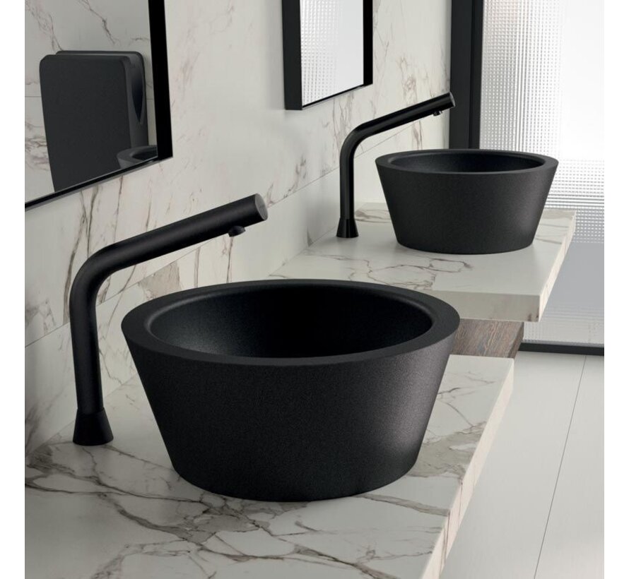 ALGUI countertop washbasin black