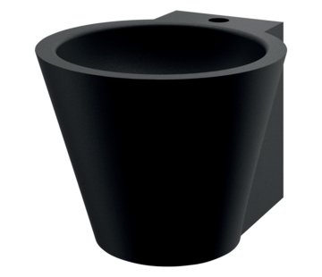 Delabie MINI BAILA wastafel muurmodel zwart