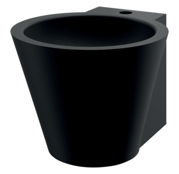 Delabie Lavabo mural MINI BAILA noir