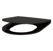 Delabie Slim design toilet seat for S21 toilets black