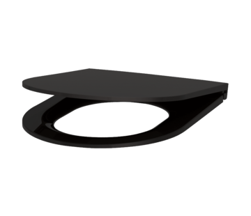 Delabie Slim design toiletzitting vor S21 toiletten zwart