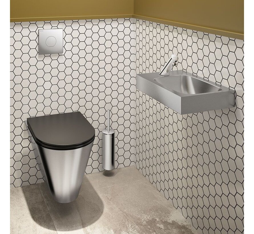 Abattant WC design fin pour toilettes S21 noir