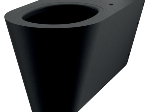 Delabie 700 S hangtoilet voor mindervaliden zwart