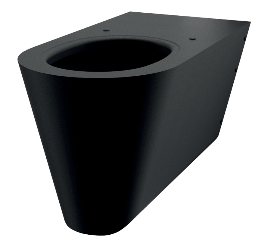 WC suspendu 700 S pour personnes handicapées noir