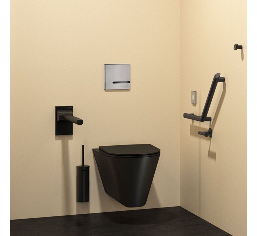 WC suspendu 700 S pour personnes handicapées noir