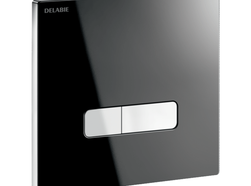 Delabie TEMPOFLUX 3 bedieningsplaat voor WC – zwart