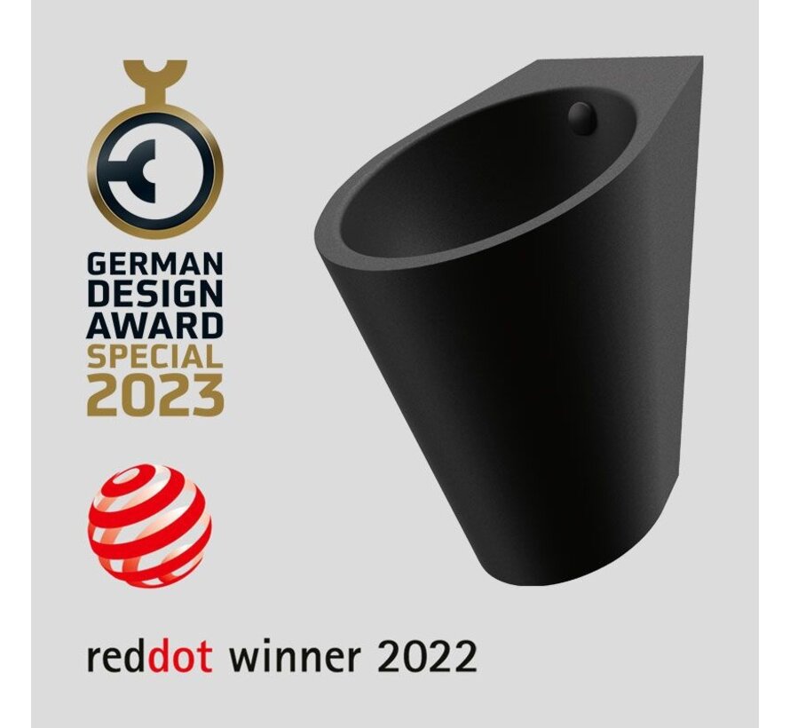 Urinoir design FINO noir