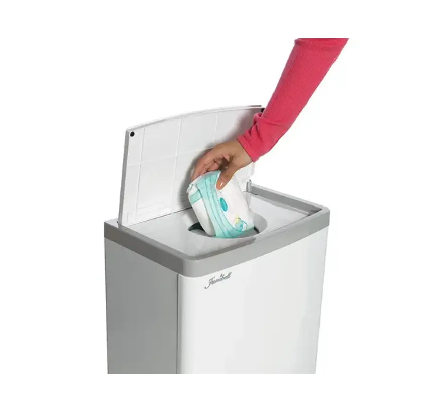 Diaper waste bin closed + foot control 43 liters