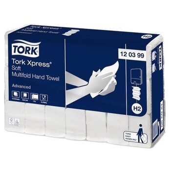 Tork Essuie-mains Xpress® Multifold doux 2 plis