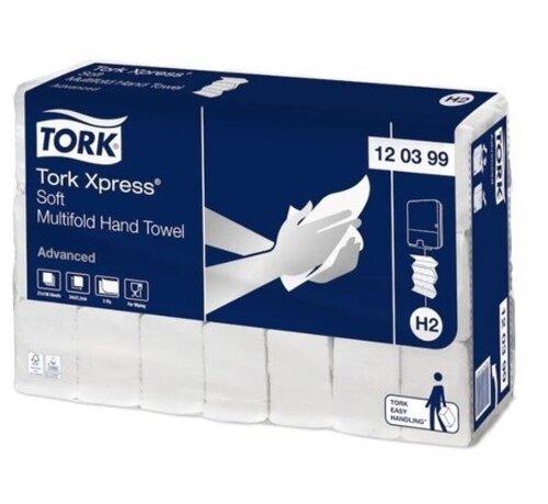 Tork Tork Xpress zachte Multifold handdoek 2-laags wit H2 - 120399