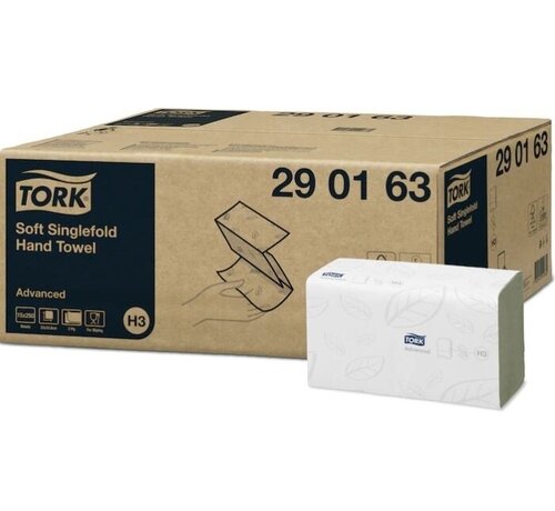 Tork Tork Advanced Singlefold hand towel 2-ply white H3 - 290163