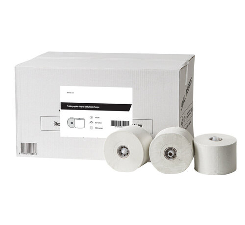 HS Toilet paper system roll tissue white 2-ply (36 x 100 m) - 2115