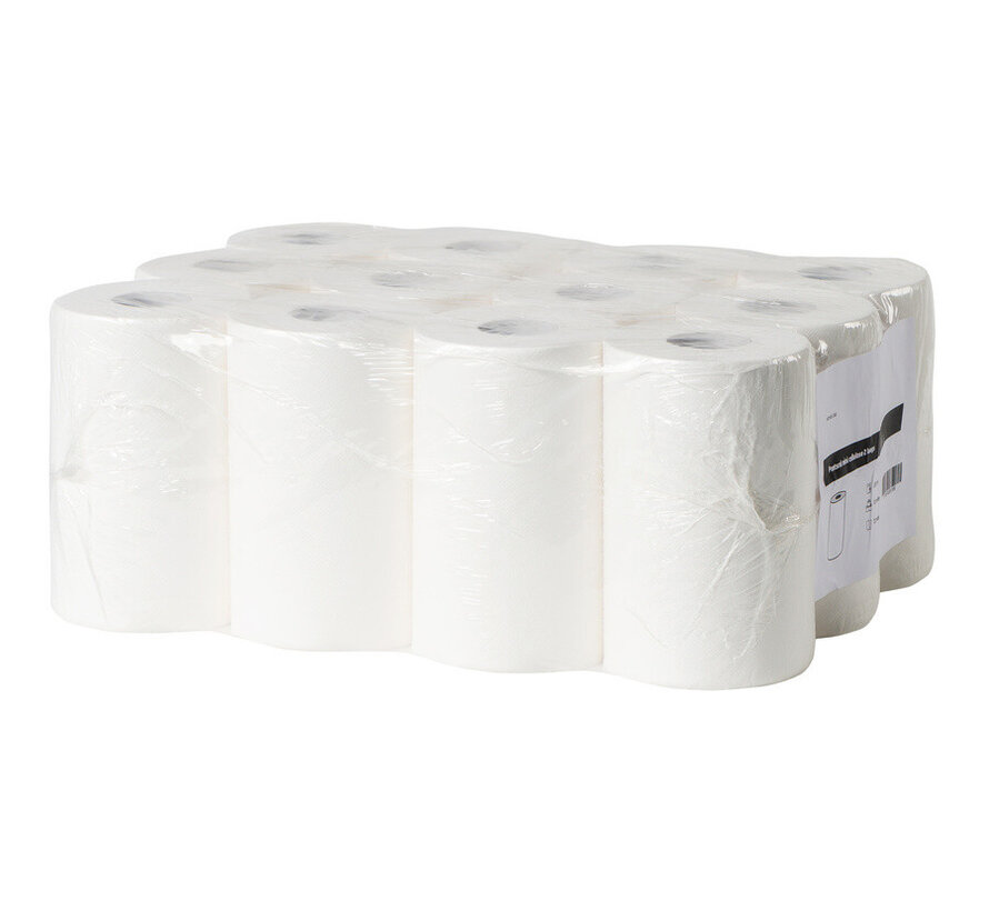 Rouleau d'essuyage mini cellulose 2 plis (12 x 72 m) - 2182-FSC