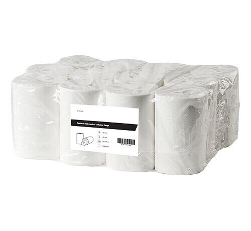 HS Poetsrol mini cellulose 2-laags kokerloos (12 x 72 m) - 2183-FSC