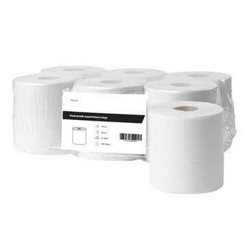 HS Midi wiping roll recycled tissue 1-ply (6 x 250 m)
