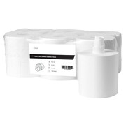 HS Rouleau d'essuyage midi cellulose 2 plis sans mandrin (6 x 160 m)