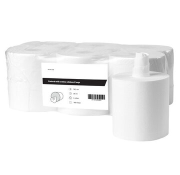 HS Poetsrol midi cellulose 2-laags kokerloos (6 x 160 m)