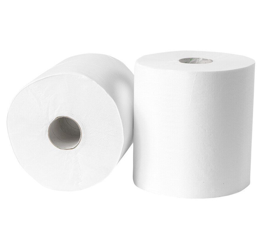 Poetsrol midi cellulose 2-laags (6 x 160 m) - 2187-FSC