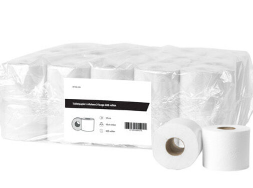 HS Papier toilette cellulose 2 plis 400 feuilles (40 rouleaux)