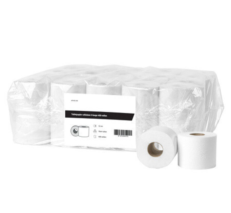 Toilet paper cellulose 2-ply 400 sheets (40 rolls) - 2105-FSC