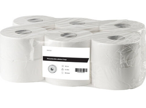 HS Mini jumborollen cellulose 2-laags (12 x 180 m)