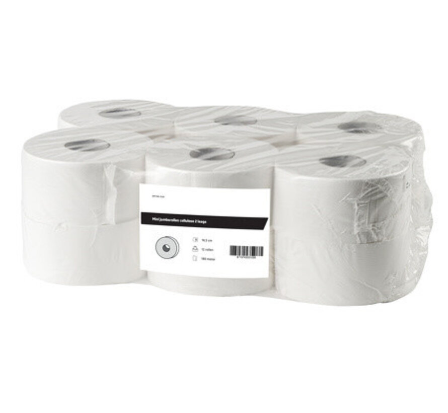 Rouleaux mini jumbo cellulose 2 plis (12 x 180 m) - 2120-FSC