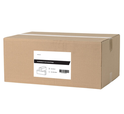 HS Handdoekjes Z-vouw recycled wit 1-laags (5000 stuks) - 2152-FSC