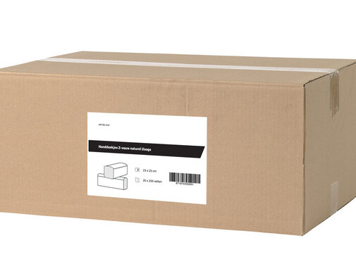 HS Essuie-mains pliés en Z recyclés blancs 1 pli (5000 pcs)
