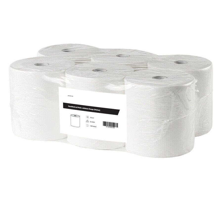Hand towel roll Motion cellulose 2-ply (6 x 140 m) - 2161-FSC