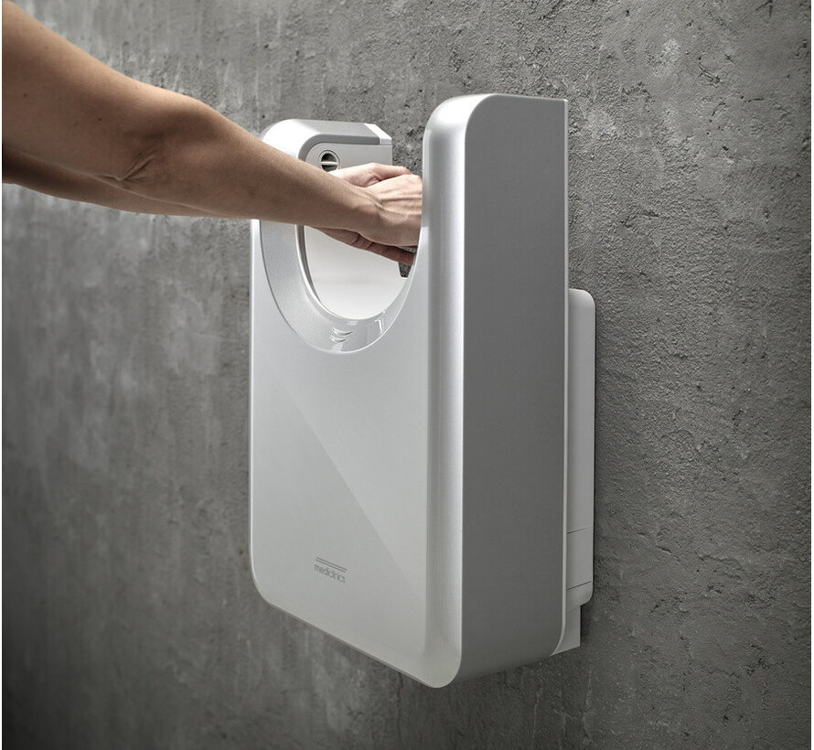 Mediclinics U-Flow hand dryer grey automatic - M23ACS