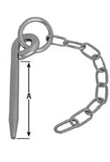 10mm Round Cotter and Chain | Fieldfare Trailer Centre