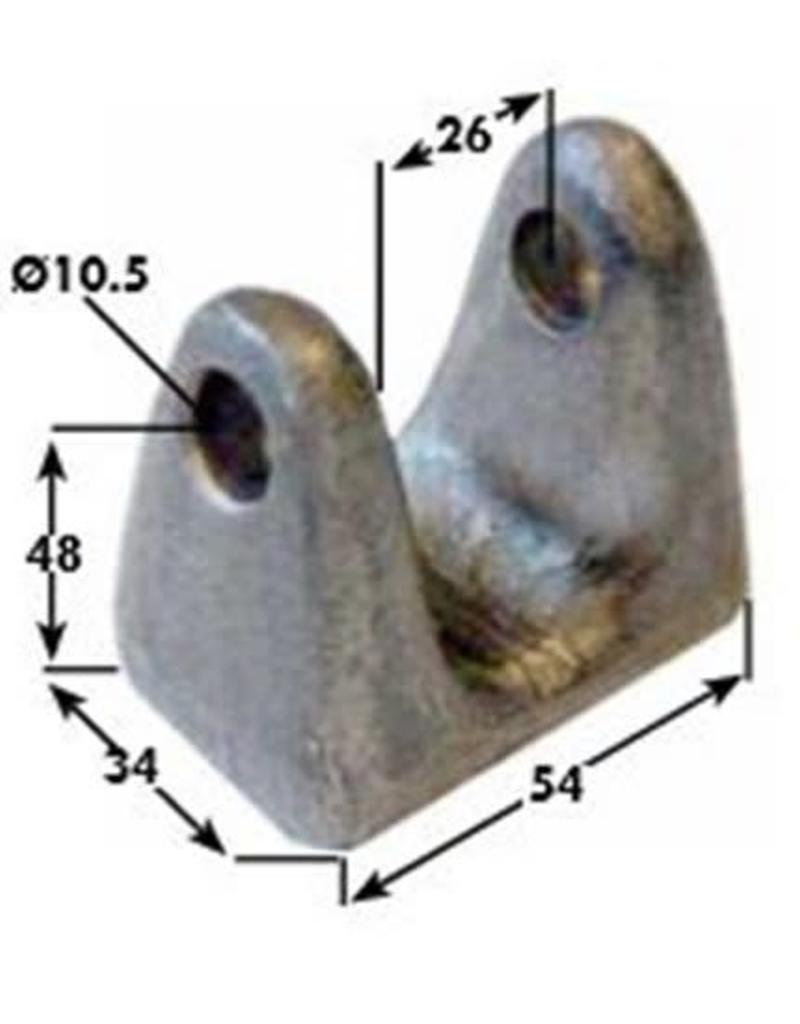 Trailer Weld On Tailboard Forked | Fieldfare Trailer Centre