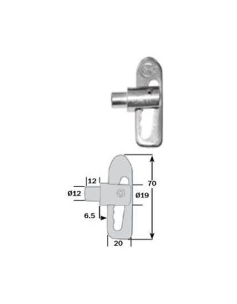 Anti Luce Drop Lock 12mm Shank | Fieldfare Trailer Centre