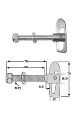 Anti Luce Drop Lock 76mm Shank | Fieldfare Trailer Centre