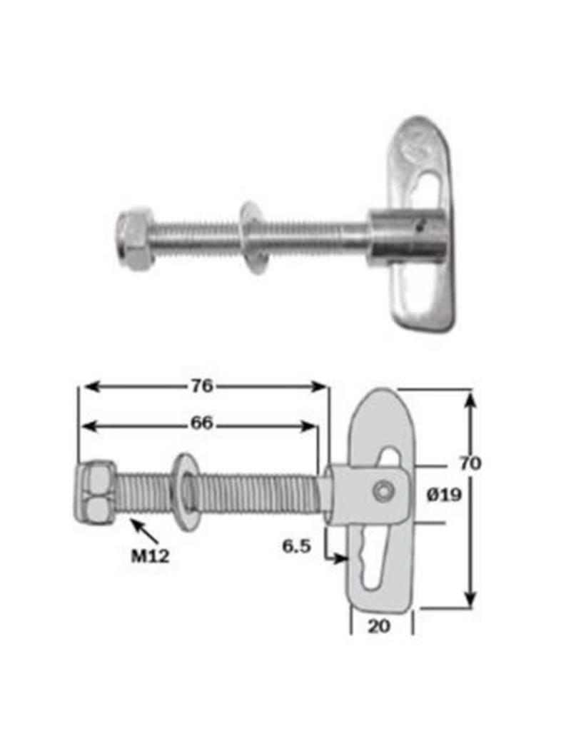 Anti Luce Drop Lock 76mm Shank | Fieldfare Trailer Centre