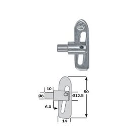 Mini Anti Luce Drop Lock 8mm Shank