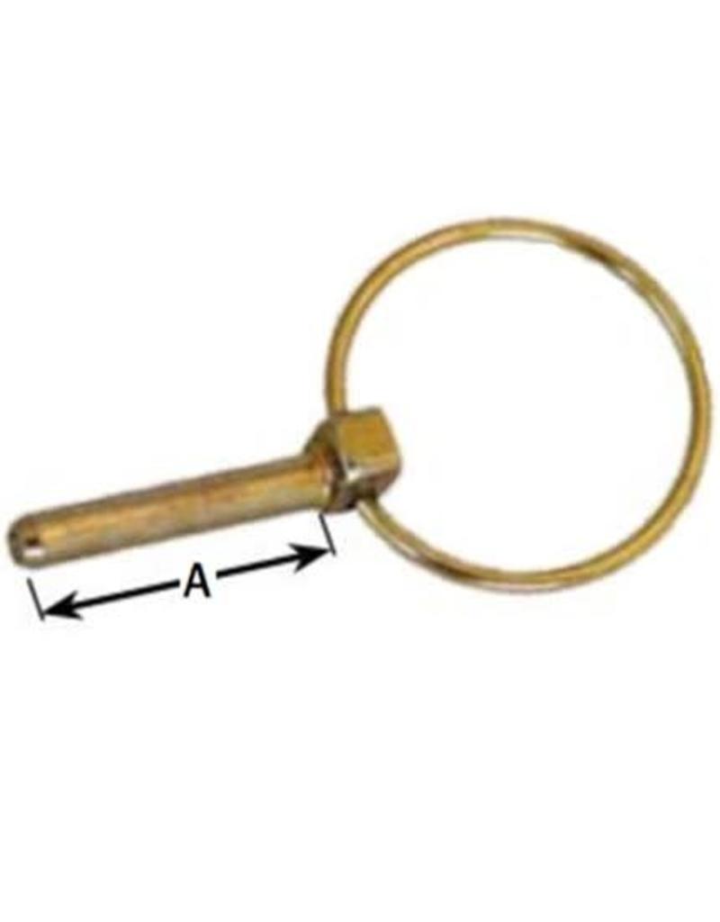 D Shape Cotter and Snap Ring Linchpin 6mm | Fieldfare Trailer Centre