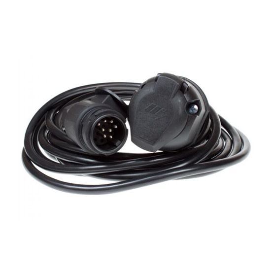 Trailer 6m Extension Lead 8 Pin Plug 13 Pin Socket 8 Core Fieldfare Trailer Centre UK