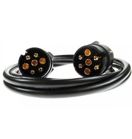 7 Pin Trailer Light Extension Cable Lead Plug Socket Male to