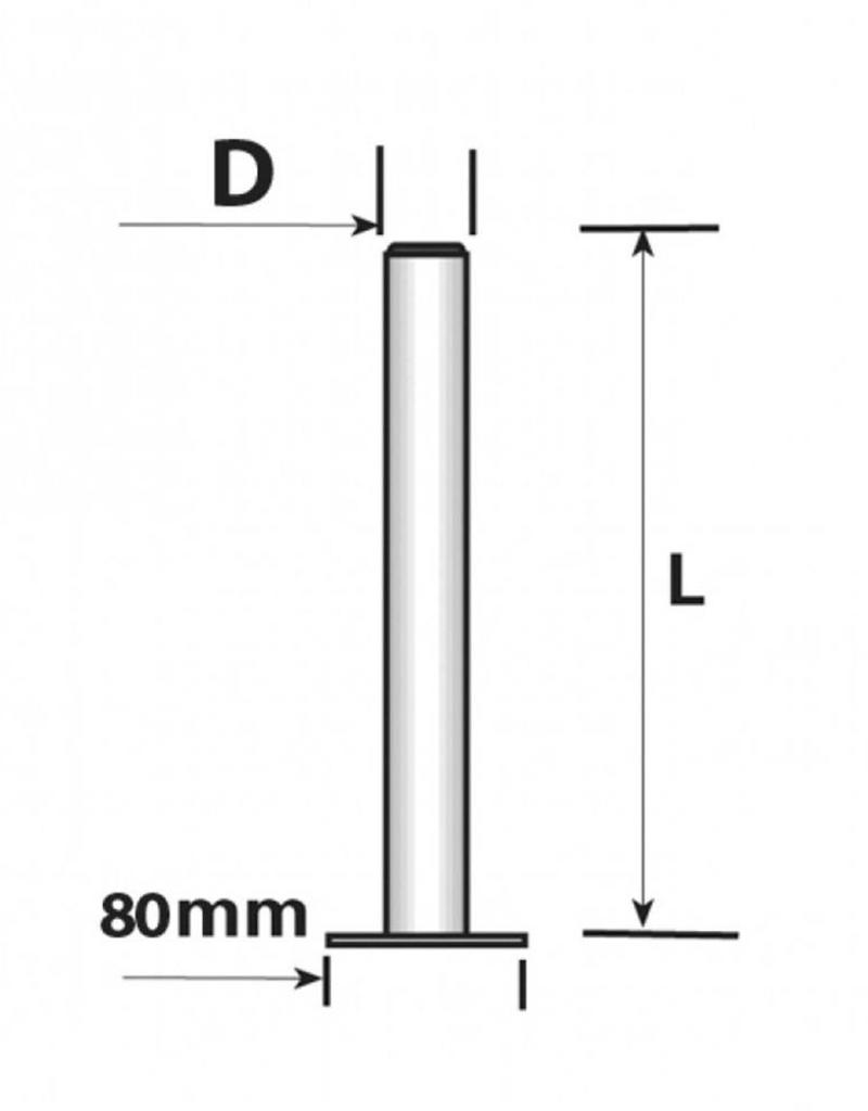 450mm x 34mm Trailer Propstand | Fieldfare Trailer Centre