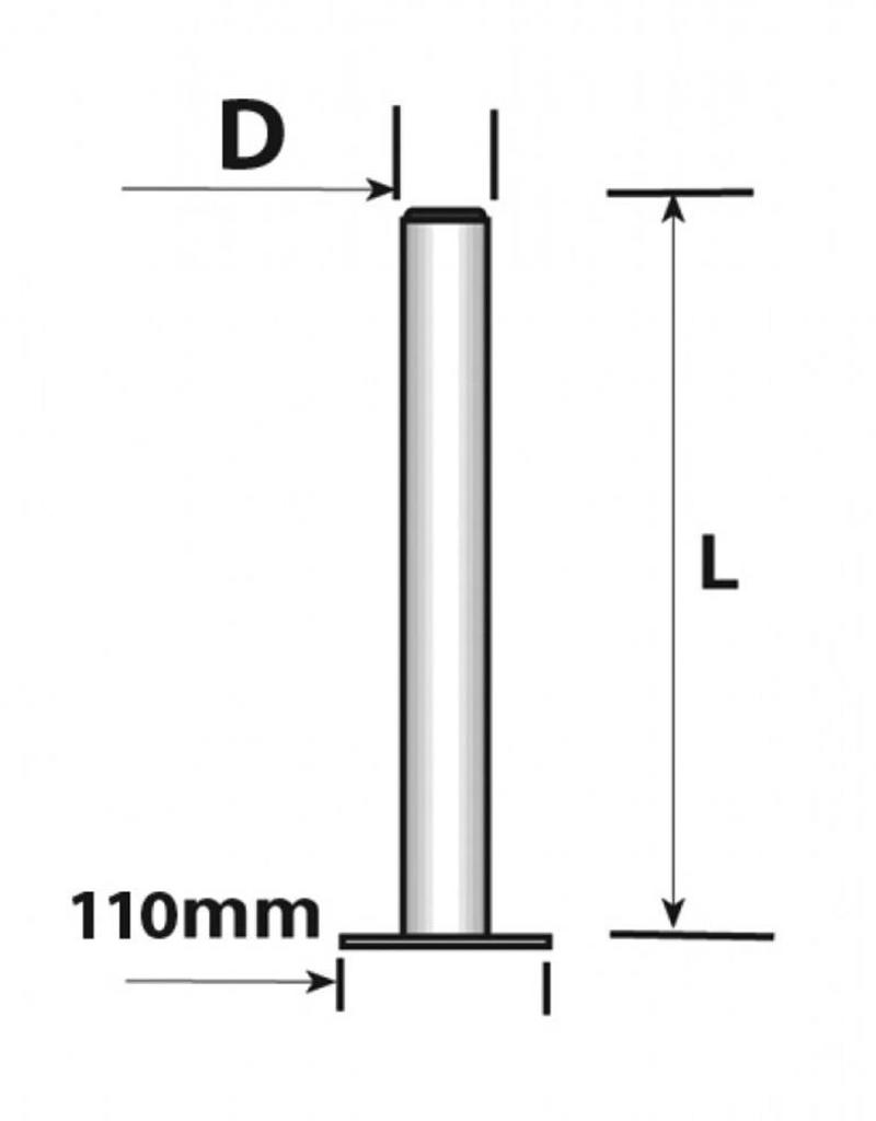 600mm x 48mm Trailer Propstand | Fieldfare Trailer Centre