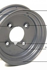 Trailer Wheel 13 inch Rim Steel 6.00J x 165.1mm PCD x 5 Holes | Fieldfare Trailer Centre
