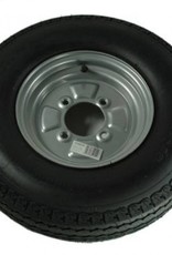 500 x 10 Wheel and Tyre 6 PLY in Silver 4 Stud | Fieldfare Trailer Centre