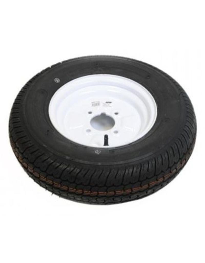 145B10 Trailer Wheel and Tyre 4 PLY in Silver 4 Stud 4 inch pcd | Fieldfare Trailer Centre
