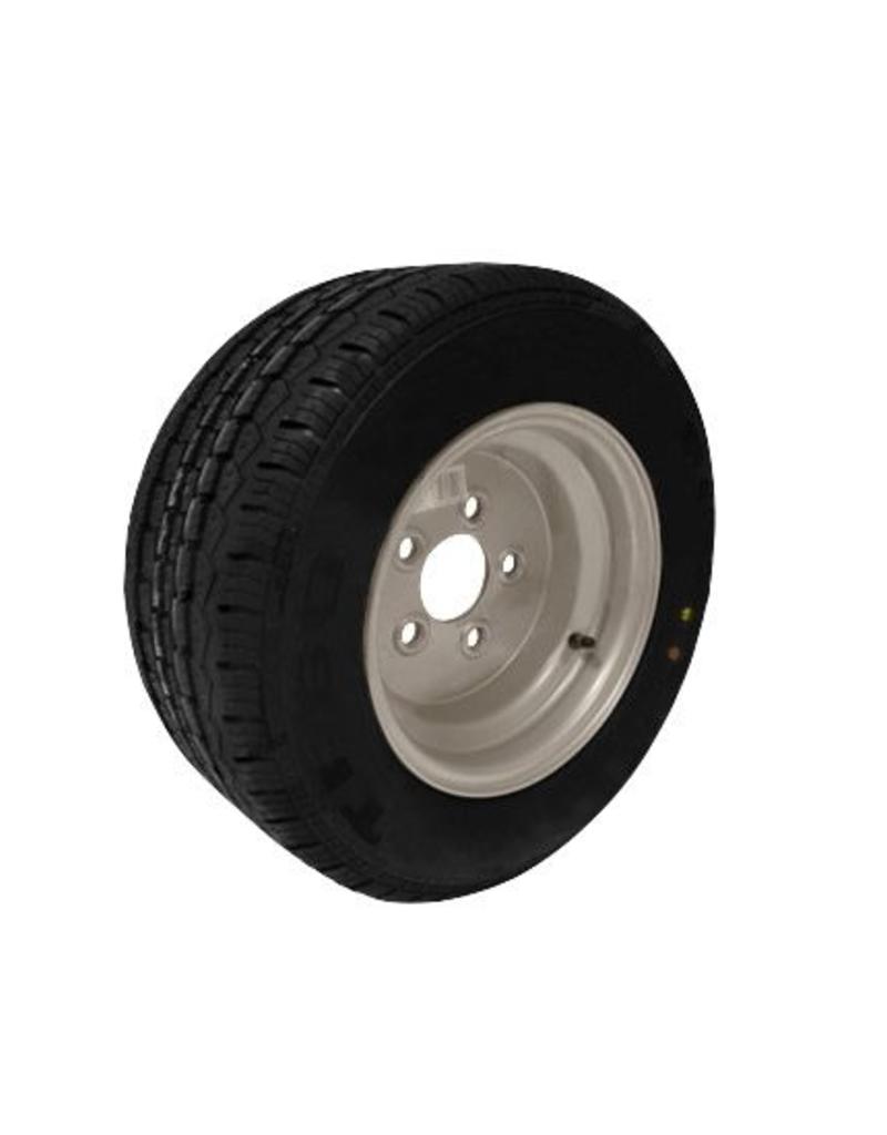 195/55R 10C 96N 5 Stud 112mm PCD Silver Trailer Wheel and Tyre | Fieldfare Trailer Centre