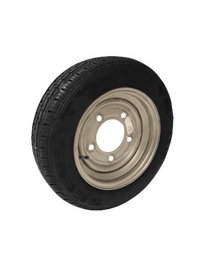 155/70R12C 104N/102N 5 STUD 6.5 PCD Silver Trailer Wheel and Tyre | Fieldfare Trailer Centre
