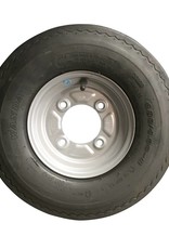 400 x 8 Wheel and Tyre 4 PLY in White 4 inch  PCD | Fieldfare Trailer Centre